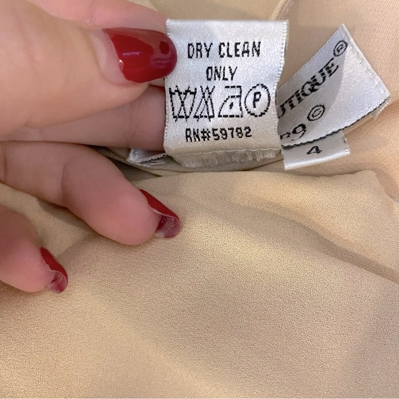 Adrianna Papell Silk Draped Surplice Wrap Cocktail Dress Vintage 90’s - Picture 12 of 12